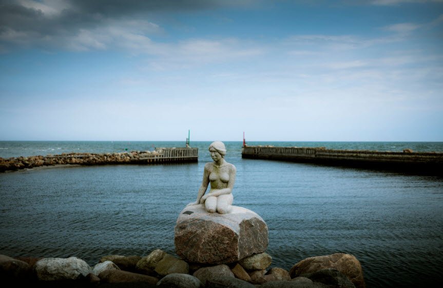 The Little Mermaid Statue, Copenhagen, Denmark